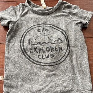 Childhoods Explorer Club Kids' Gray Graphic Tee